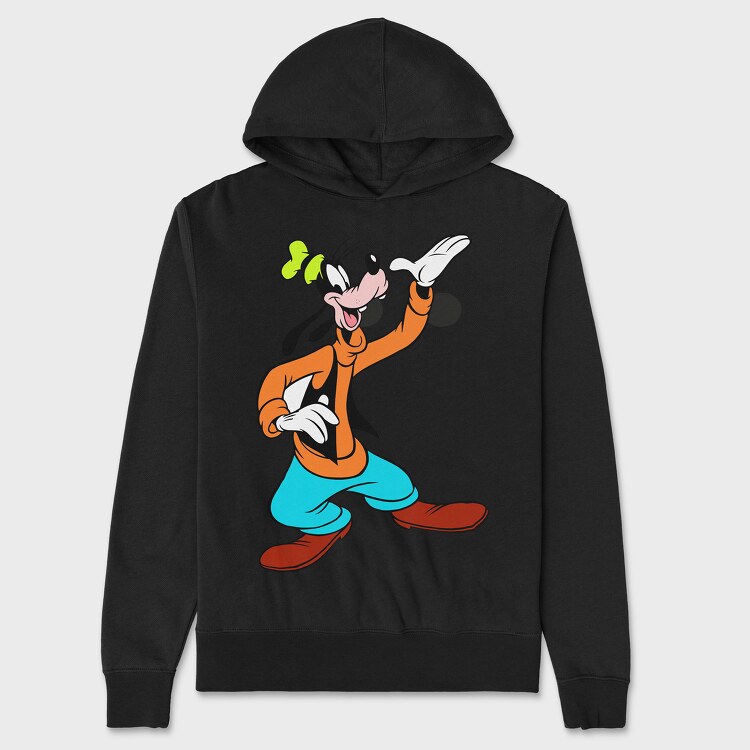 Cartoon Retro Goofy 4, Hanorac Oversize Barbati (Unisex)