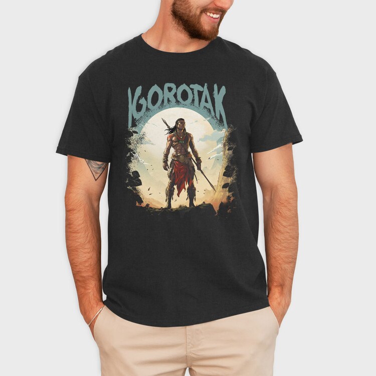 Native Warrior, Tricou Barbati (Unisex)