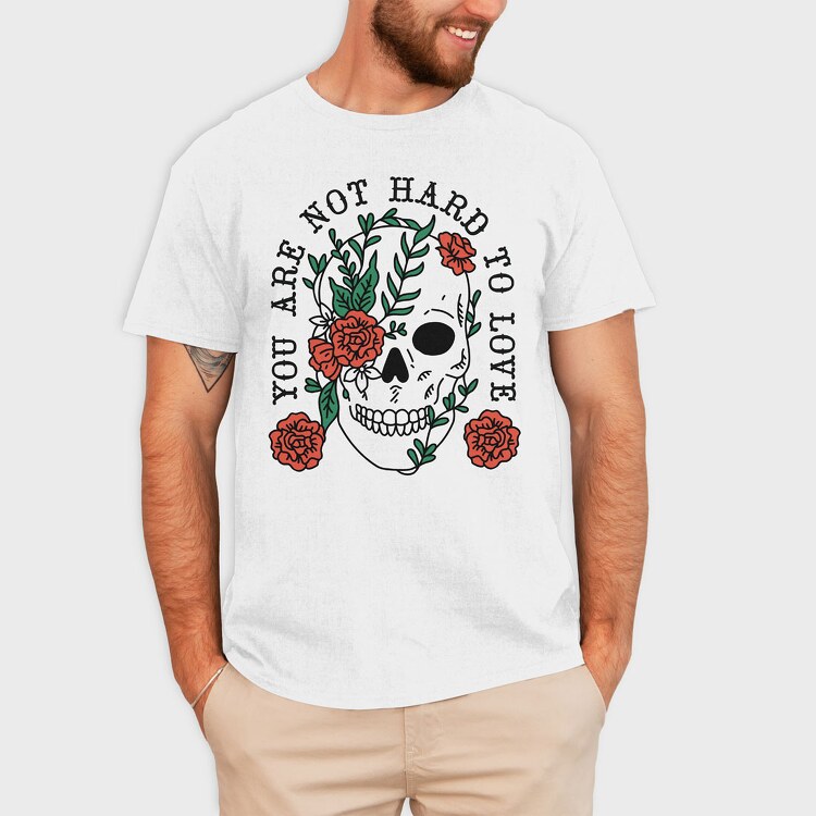 Not Hard to Love, Tricou Barbati (Unisex)