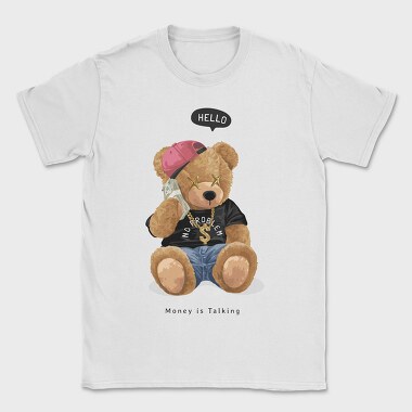 Teddy Streetwear Vibes, Tricou Barbati (Unisex)