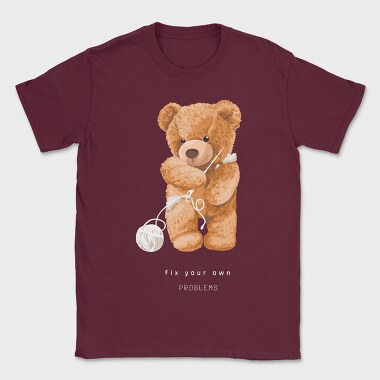 Teddy Yarn Fix, Tricou Barbati (Unisex)