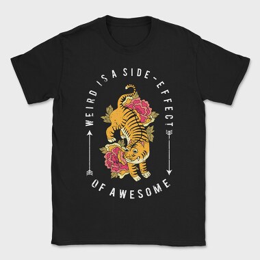 Tiger Rose Weirdness, Tricou Barbati (Unisex)