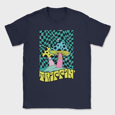 Trippin Mushroom Vibes, Tricou Barbati (Unisex)