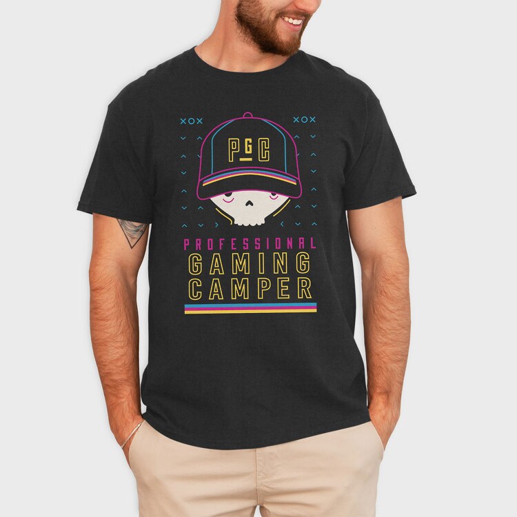 Professional Gaming Camper, Tricou Barbati (Unisex)