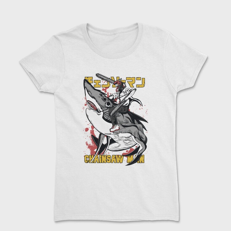 Chainsaw Shark Warrior, Tricou Femei