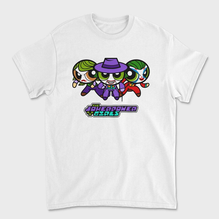 The Powerpuff Girls Joker, Tricou Barbati (Unisex)