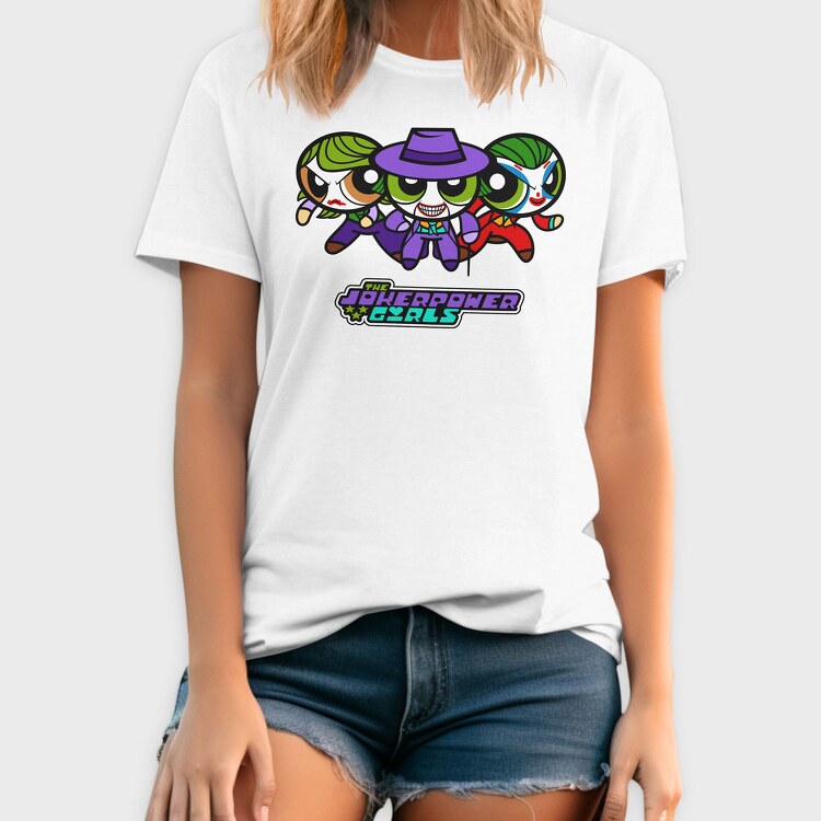 The Powerpuff Girls Joker, Tricou Barbati (Unisex)