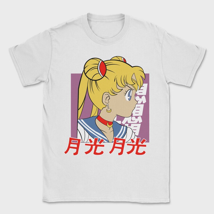 Sailor Moon Moonlight 3, Tricou Barbati (Unisex)