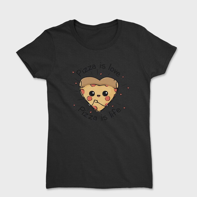 Pizza Love Slice, Tricou Femei