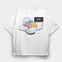 F53 Midnight Pulse, Tricou Oversize Barbati (Unisex)
