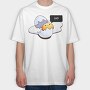 F53 Midnight Pulse, Tricou Oversize Barbati (Unisex)