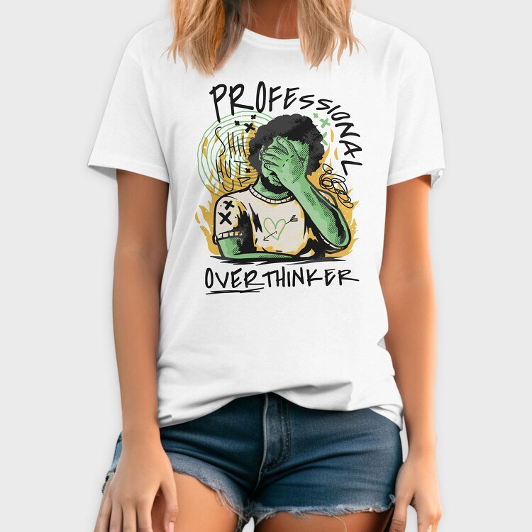 Professional Overthinker, Tricou Barbati (Unisex)