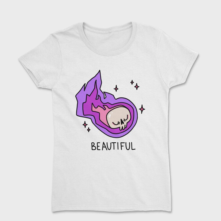 Galactic Skull Burst, Tricou Femei