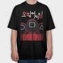 Red Hooded Squad, Tricou Oversize Barbati (Unisex)