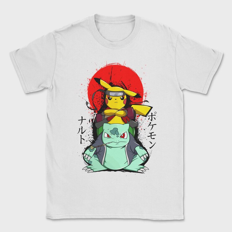 Pikachu Ninja Warrior, Tricou Barbati (Unisex)