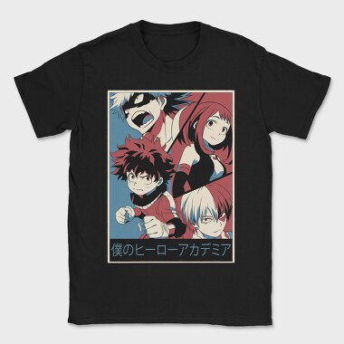 Boku No Hero Glow, Tricou Barbati (Unisex)