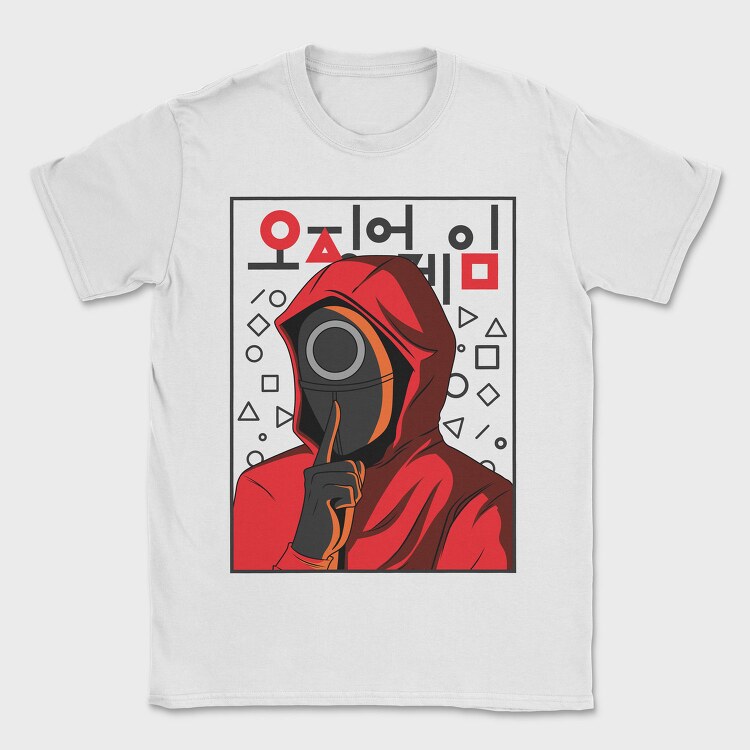 Red Hooded Whisper, Tricou Barbati (Unisex)