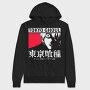 Red Flame Burst, Hanorac Oversize Barbati (Unisex)