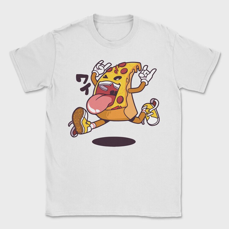 Pizza Rockstar, Tricou Barbati (Unisex)