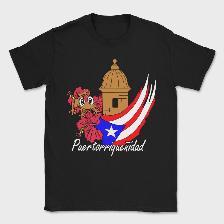 Puerto Rico Frog, Tricou Barbati (Unisex)