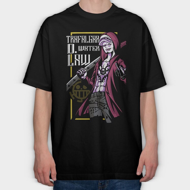 Lawless Pirate Captain, Tricou Oversize Barbati (Unisex)