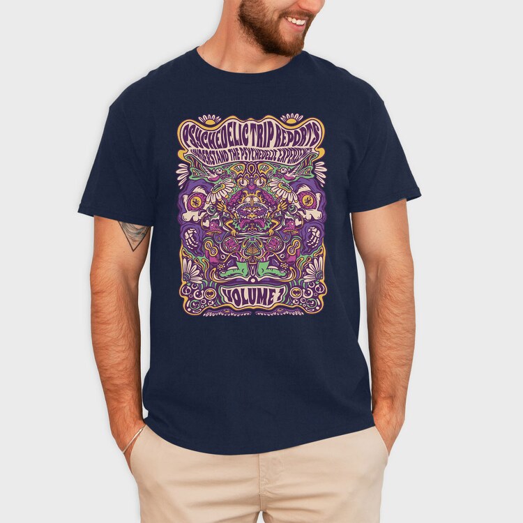 Psichedelic Experience, Tricou Barbati (Unisex)