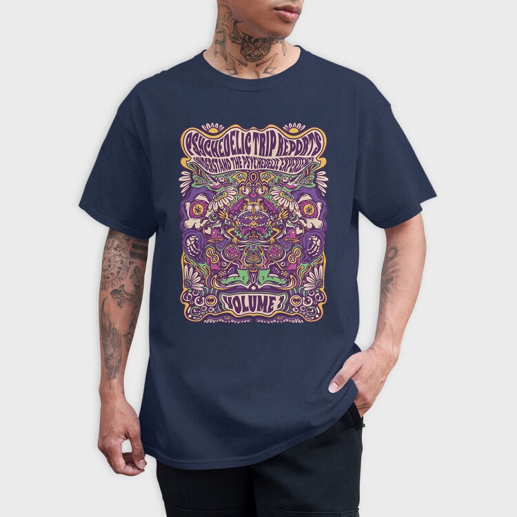 Psichedelic Experience, Tricou Barbati (Unisex)