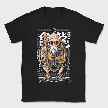 Roshi Cyberpunk Warrior, Tricou Barbati (Unisex)