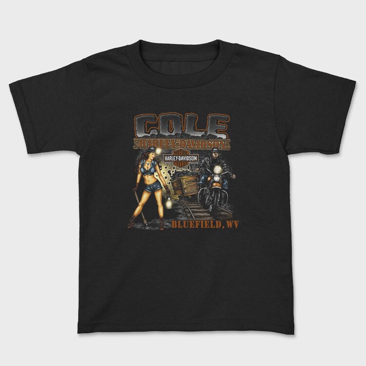 Harley Davidson Biker Girl Ride, Tricou Copii
