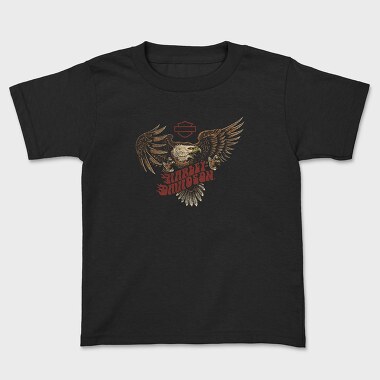 Harley Eagle Biker Flag, Tricou Copii