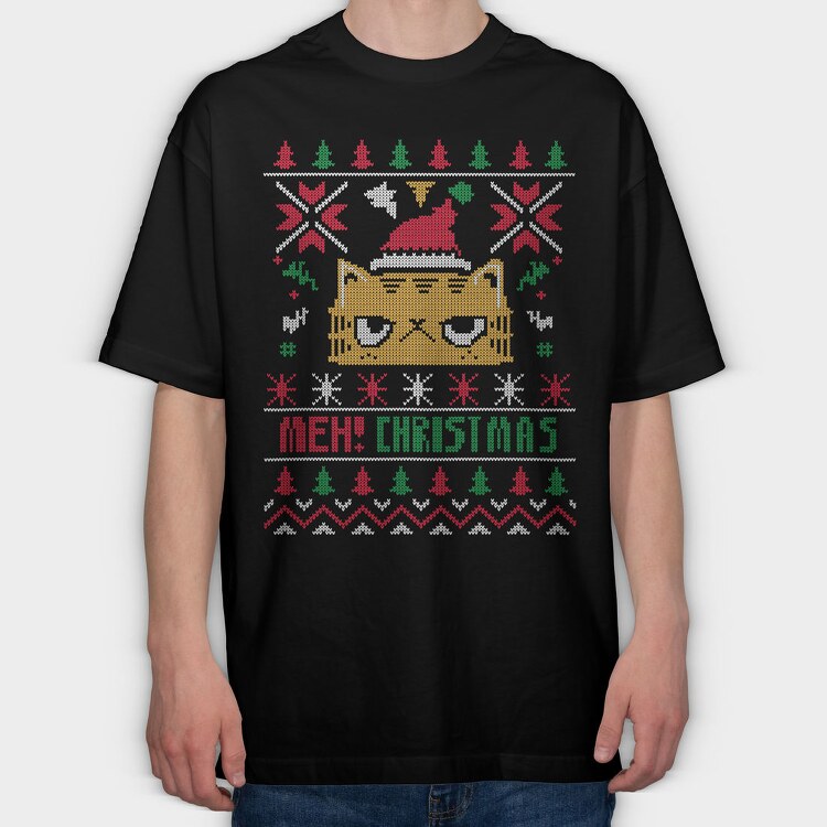 Meh Sweater, Tricou Oversize Barbati (Unisex)