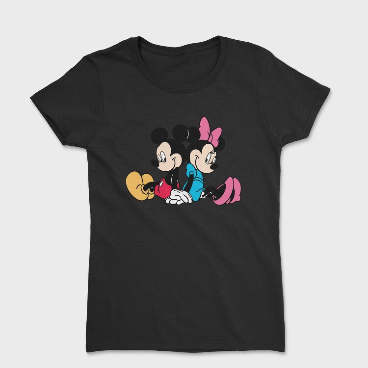 Mickey Minnie Hug, Tricou Femei