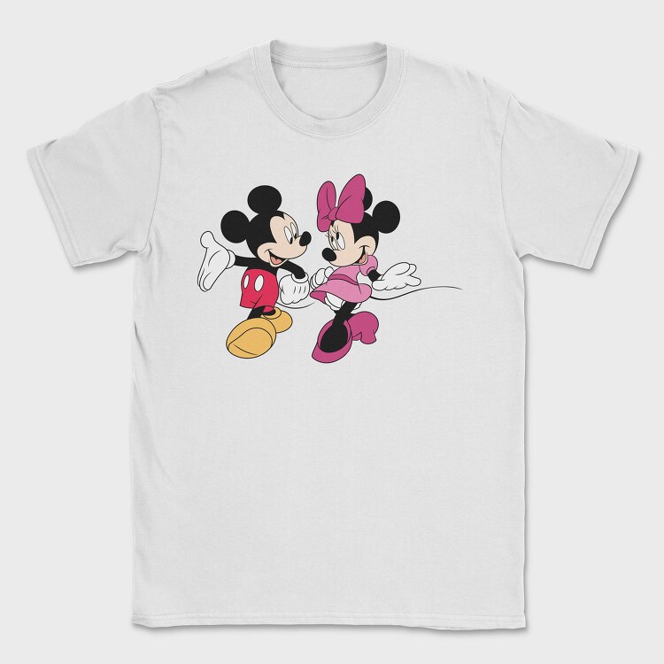 Mickey Minnie Dance, Tricou Barbati (Unisex)