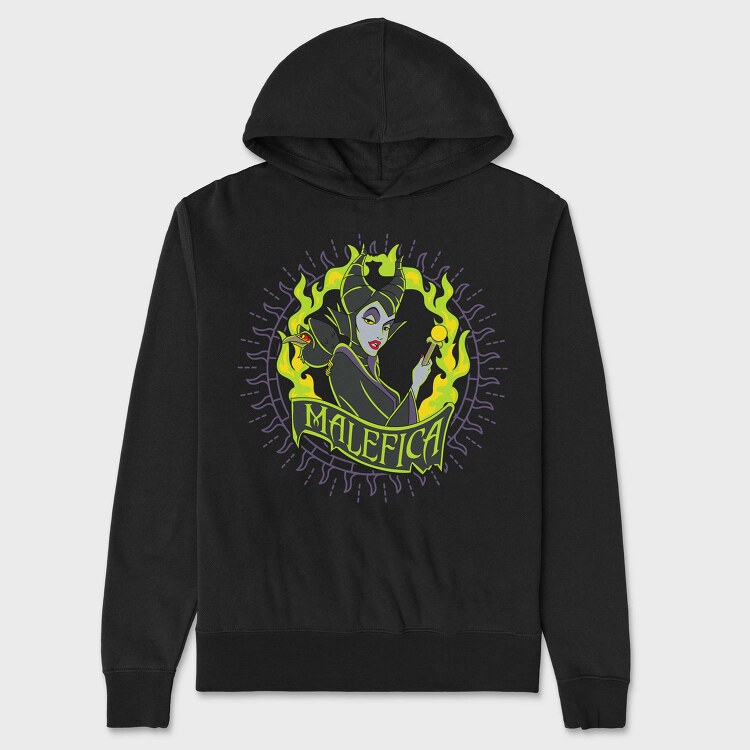Maleficent Flame, Hanorac Oversize Barbati (Unisex)