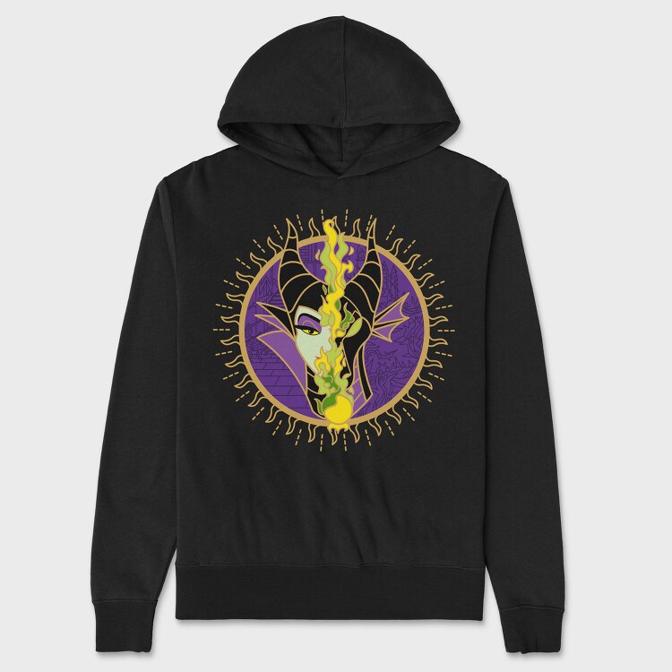 Maleficent Flame 1, Hanorac Oversize Barbati (Unisex)