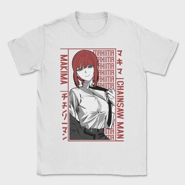 Makima Red Rebirth, Tricou Barbati (Unisex)