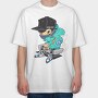 Urban Runners Edge, Tricou Oversize Barbati (Unisex)
