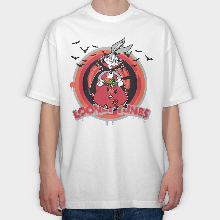 Looney Halloween Treats, Tricou Oversize Barbati (Unisex)