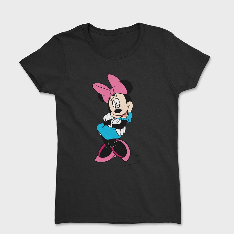 Minnie Mouse Bow Tie, Tricou Femei