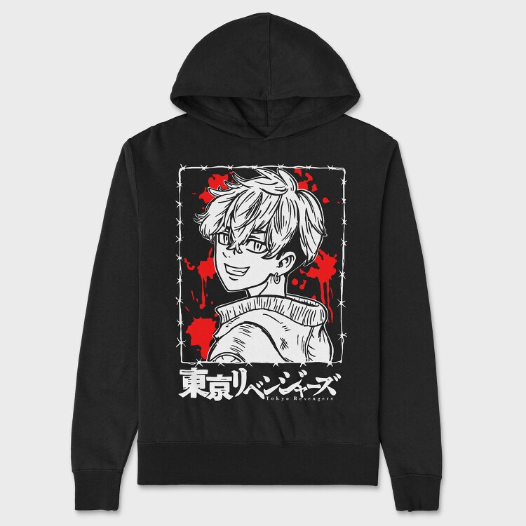 Tokyo Revengers Edge, Hanorac Oversize Barbati (Unisex)