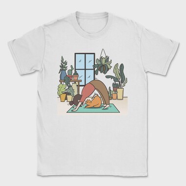 Yoga Cat Zen Studio, Tricou Barbati (Unisex)