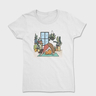 Yoga Cat Zen Studio, Tricou Femei