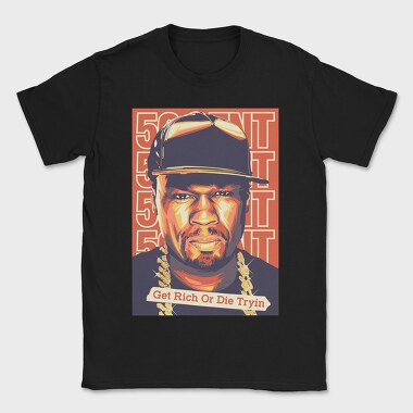 50 Cent Street, Tricou Barbati (Unisex)