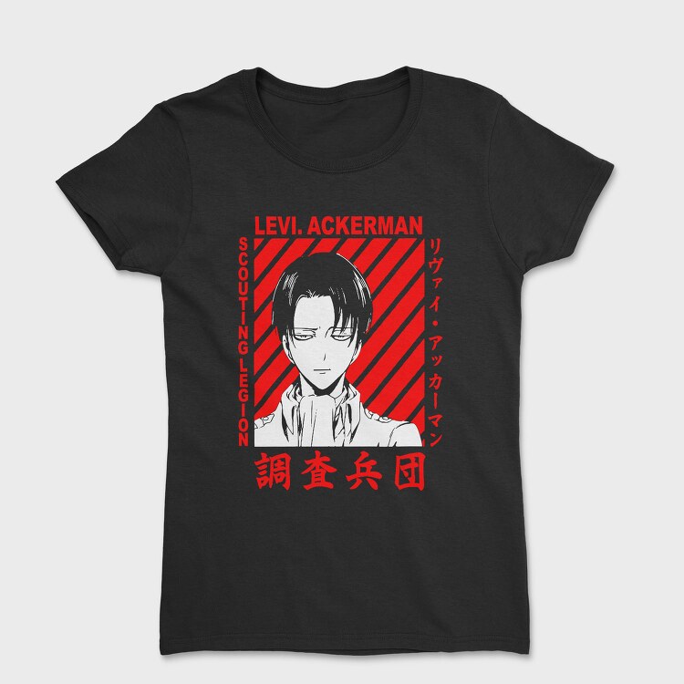 Levi Ackerman Scouting Legion, Tricou Femei