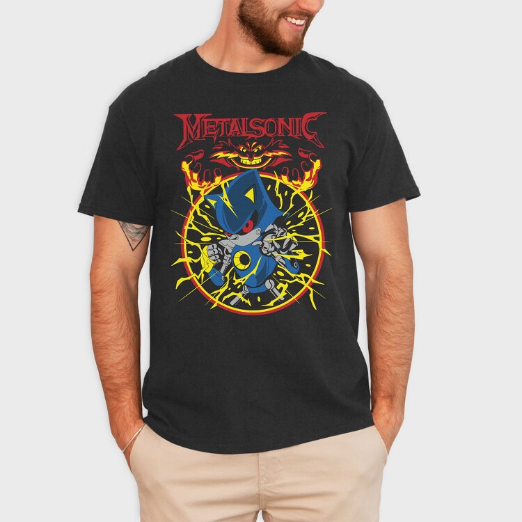 Metalsonic, Tricou Barbati (Unisex)