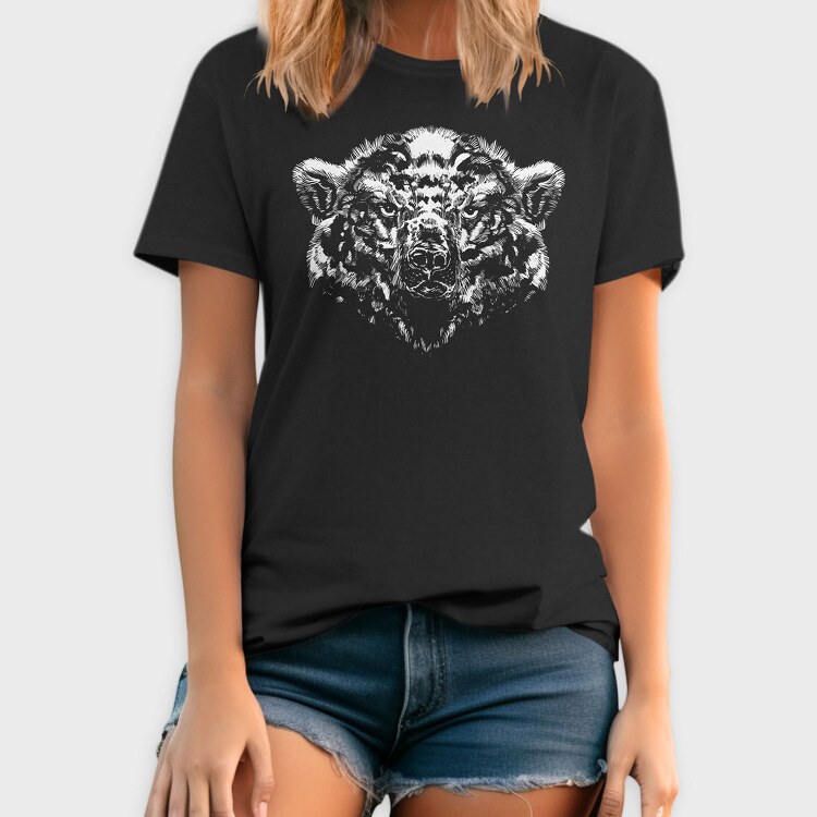 Shaded Polar Bear, Tricou Barbati (Unisex)