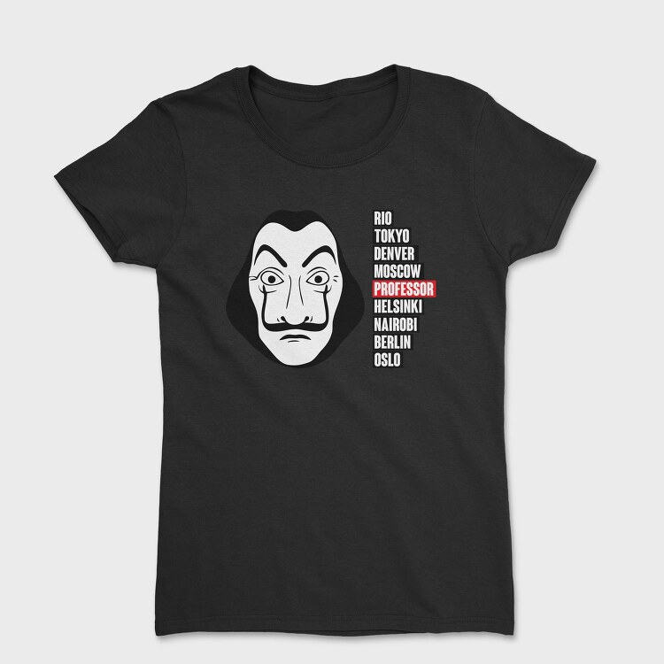 Money Heist Mask, Tricou Femei