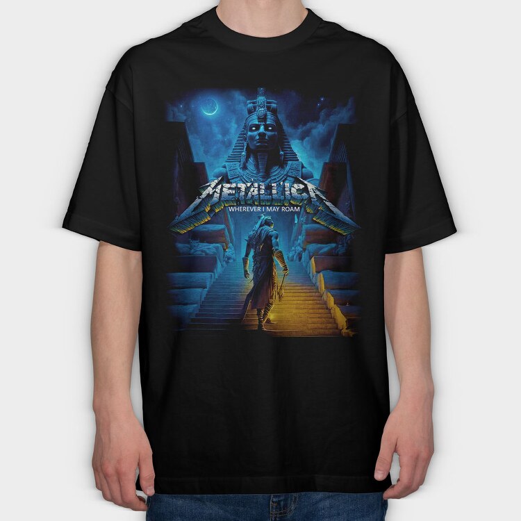 Metallica 6, Tricou Oversize Barbati (Unisex)