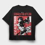 Levi Ackerman Red, Tricou Oversize Barbati (Unisex)