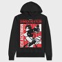 Levi Ackerman Red, Hanorac Oversize Barbati (Unisex)